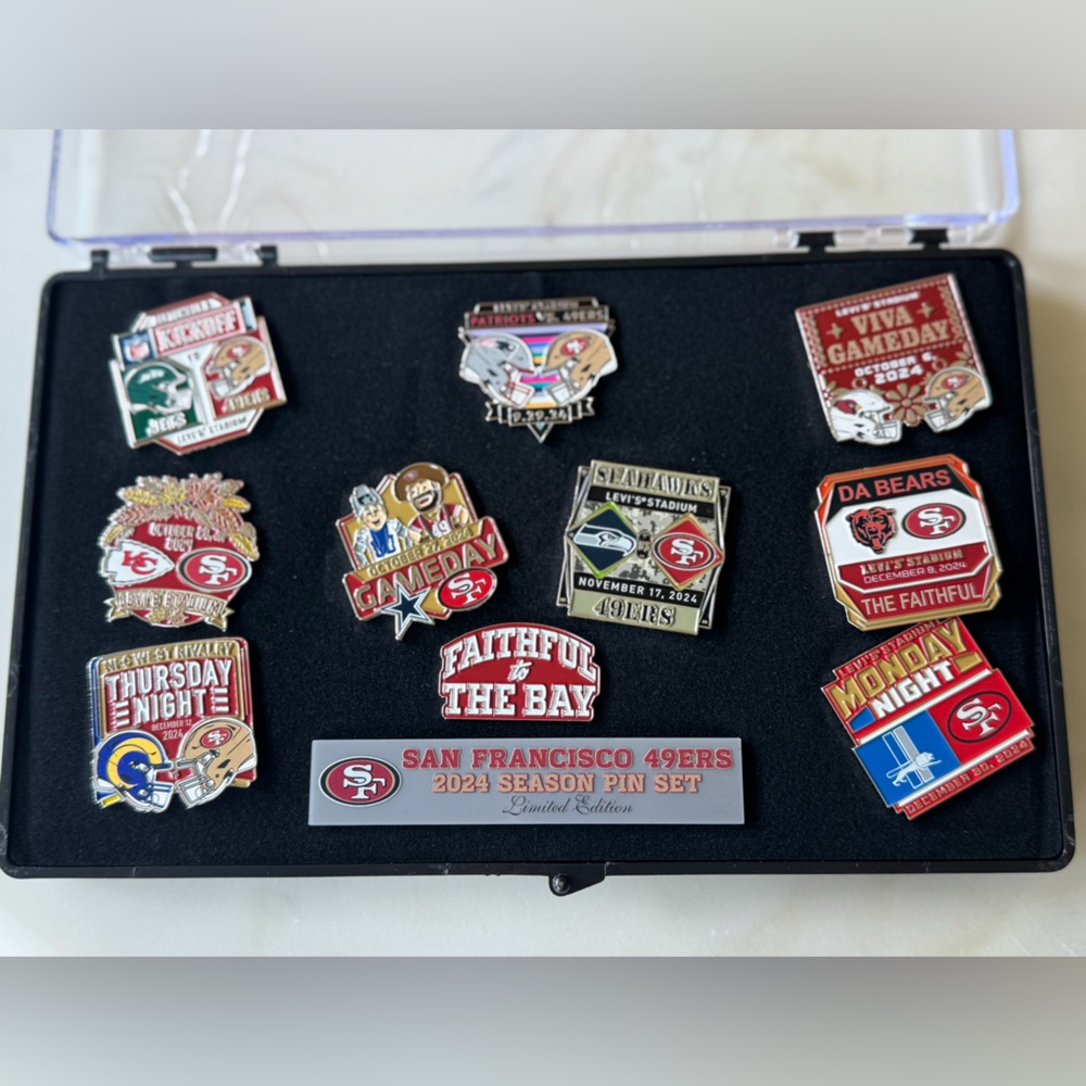 Levi's San Francisco 49ers 2024 Season Pin Set